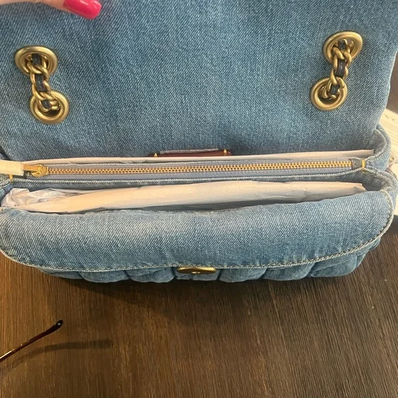 NWT Coach Quilted Denim Tabby 26 - Picture 14 of 16